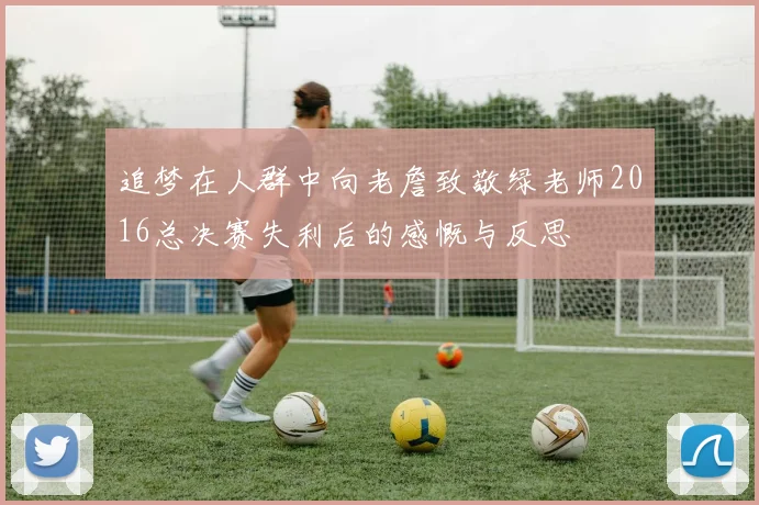 追梦在人群中向老詹致敬绿老师2016总决赛失利后的感慨与反思